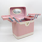 Кейс для косметики чотирирівневий (29×29×18см), MRA-25-26 / Кейс косметичний / Косметичка органайзер, фото 10