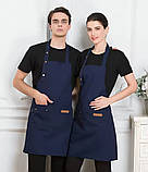 Фартух для продавця кухні официанта парикмахера майстра бариста клінінга прибиральниці, фото 2