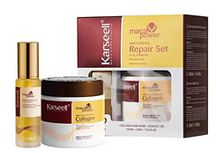 Набір маска та олійка для відновлення та живлення волосся Karseell Мaca Essence 500 мл + 50 мл