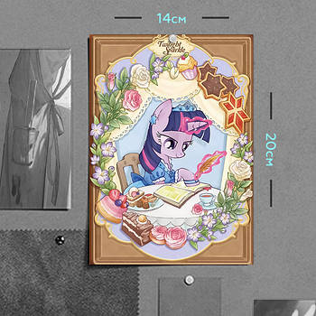 "Твайлайт Спаркл (Мій маленький поні / My Little Pony) " плакат (постер) розміром А5 (14х20см)