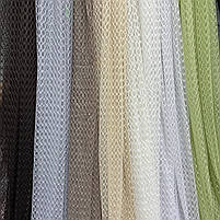 Тюль сітка сірого кольору на метраж, Туреччина, висота 3м (Orkidze-6), фото 5