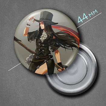 "Тестамент (Гілті Гір / Guilty Gear)" магніт круглий Ø44 мм