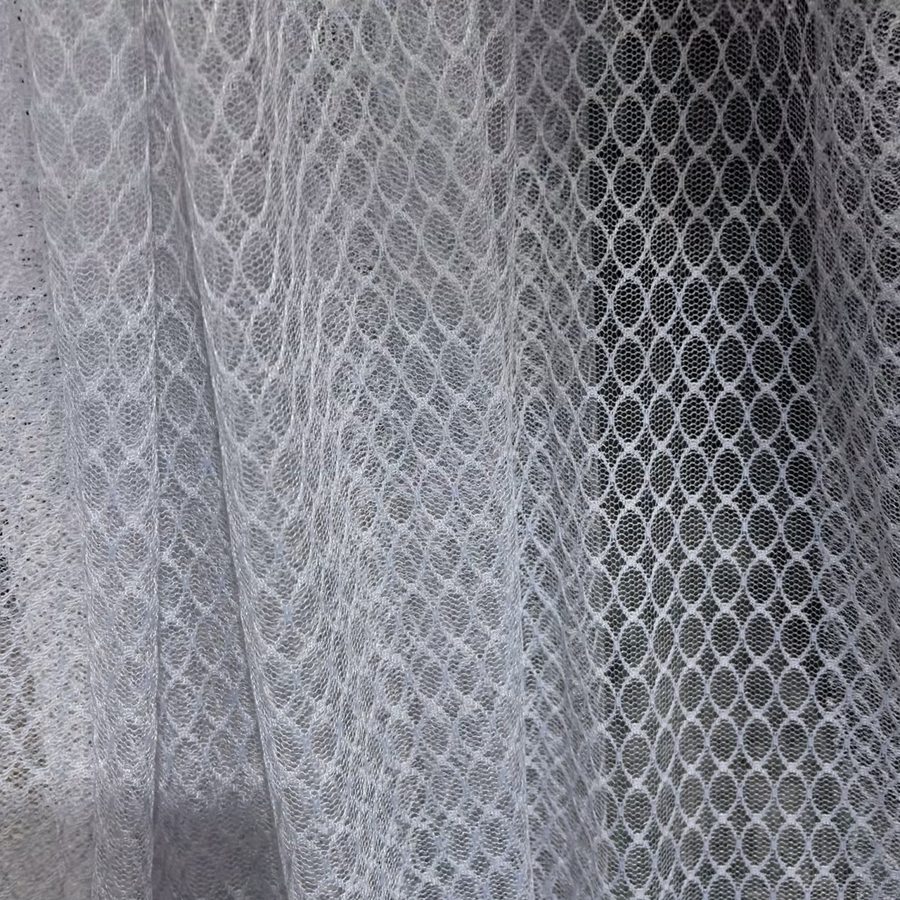 Тюль сітка сірого кольору на метраж, Туреччина, висота 3м (Orkidze-6), фото 1