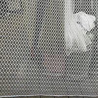 Тюль сітка сірого кольору на метраж, Туреччина, висота 3м (Orkidze-6), фото 3