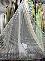 Тюль сітка сірого кольору на метраж, Туреччина, висота 3м (Orkidze-6), фото 2
