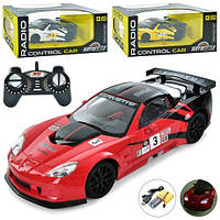 Машина на керуванні АвтоСвіт, 1:18, Corvette, акумуляр, 25 см, освітлення, гумові колеса