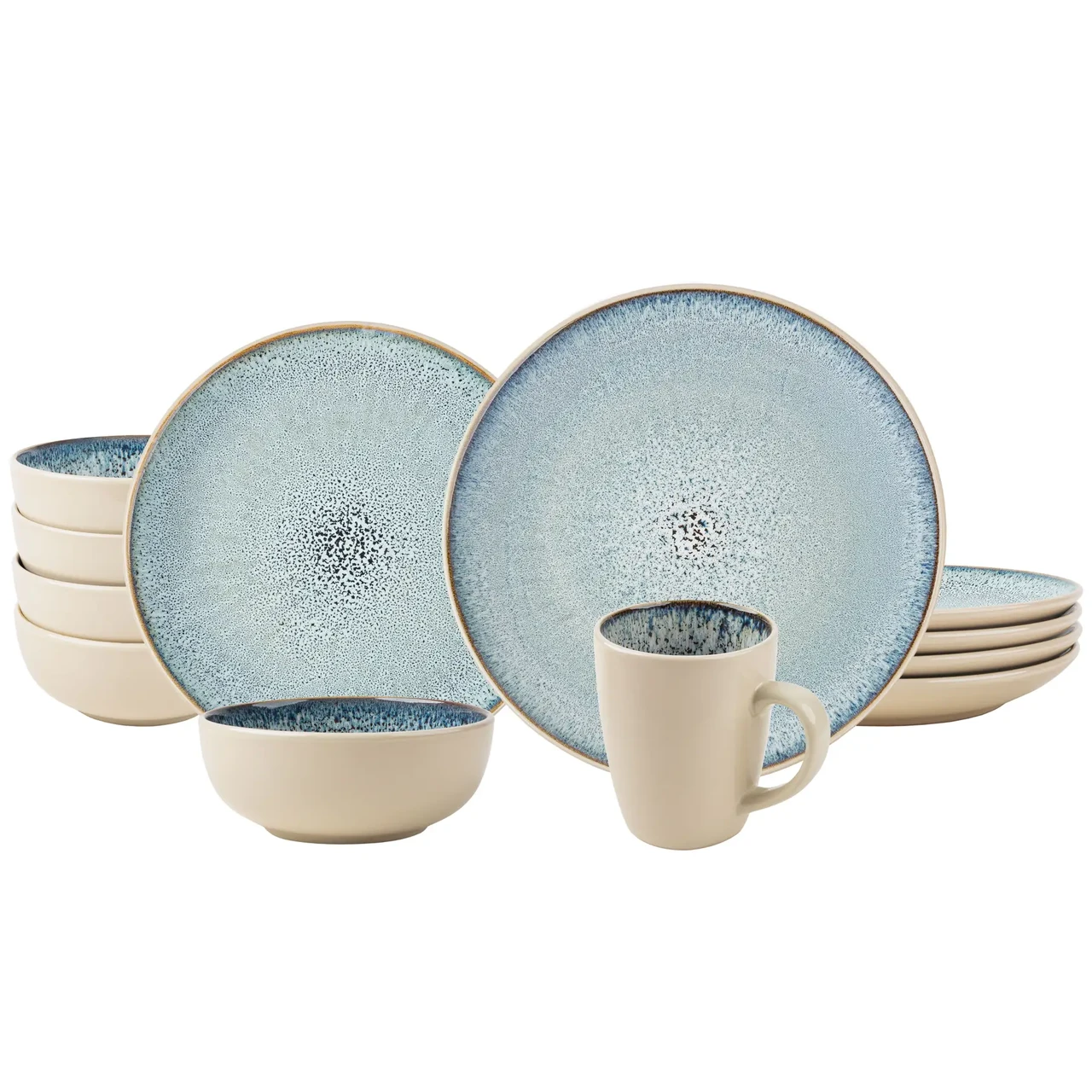 Сервіз столовий Krauff Frozen 8 предметів. (тех тара)