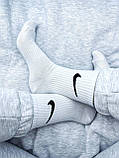 5 пар Високі жіночі Шкарпетки Nike - Білі - Подарунковий набір у коробці 5 пар, фото 4