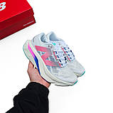 Сірі літні жіночі кросівки Жіночі кросівки New Balance Elite V4 сірі (рожеві/синім), фото 8