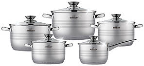 Набір каструль 10 пр. Bohmann BH 1510 ( 2 л, 2,9  л, 3,9 л, 4,9 л, 6,5 л )