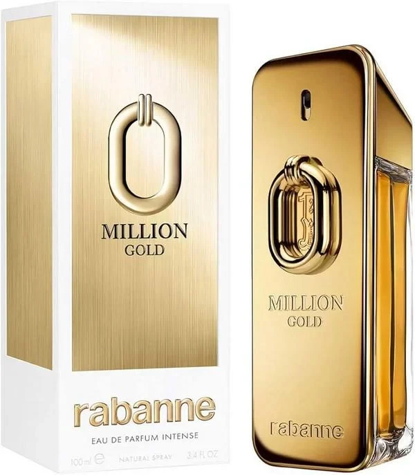Чоловіча парфумована вода Rabanne Million Gold Eau De Parfum Intense 100мл (магнітна стрічка)