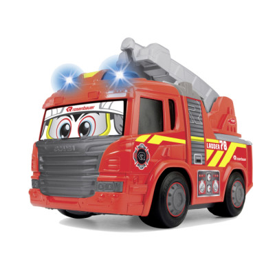Dickie Toys Пожежна машина АВС «Сканія. Ферді» з поворотною драбиною і світлозвук еф. 25 см [4114005], фото 1