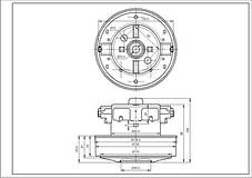 Двигун для пилососа Samsung DJ31-00007S 1560W D=135/84mm H=35/97mm, фото 2