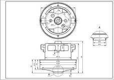 Двигун (мотор) для пилосоа Samsung VCM-M30AUAA DJ31-00125C 2400W, фото 2