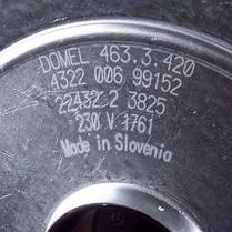 Двигун для пилососа Philips 432200900691 Domel D=120/92mm H=30/114mm, фото 4