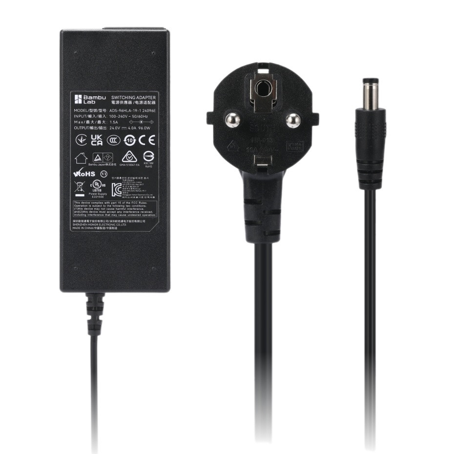 Блок живлення для Bambu Lab AMS 2 Pro (Switching Adapter), 24V 4A 96W, для сушарки c A1, P1, X1 (оригінал)