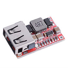 Понижувальний DC-DC USB-перетворювач 6-24 V на 5 V 3 A (DC-DC step down USB 5V/3A)