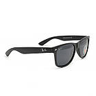 Окуляри Ray Ban Wayfarer 2140 з поляризацією, чорні, матові (carbon), фото 5