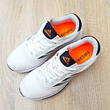 Літні текстильні Чоловічі кросівки Adidas Supernova Stride білі з синім та помаранчевим, фото 9