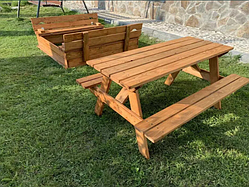 Комплект садових меблів стіл +лавки "Оушен"