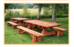 Комплект садових меблів стіл +лавки "Оушен"