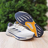 Бежеві Літні текстильні Чоловічі кросівки Adidas Supernova Stride бежеві з синім, фото 7