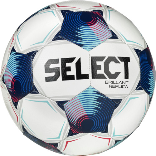 М'яч футбольний оригінальний Select Brillant Replica v25 White- Blue №5 м'яч футбольний м'яч Селект