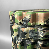 Ролик для йоги жорсткий, масажний рол для фітнесу, валик масажний для спини Hechpro (MR33U), фото 9