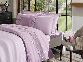 Комплект постільної білизни CK BOUTIQUE PEMBE FLOREST рожевий, євро OZDILEK