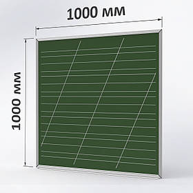 Крейда зелена дошка 1000х1000 мм "Коса"
