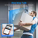 Охоронна дверна WiFi 2.4G/5G IP камера Awapow. Дверний вічок 1080P IR940nm. Tuya Smart або Smart Life, фото 8