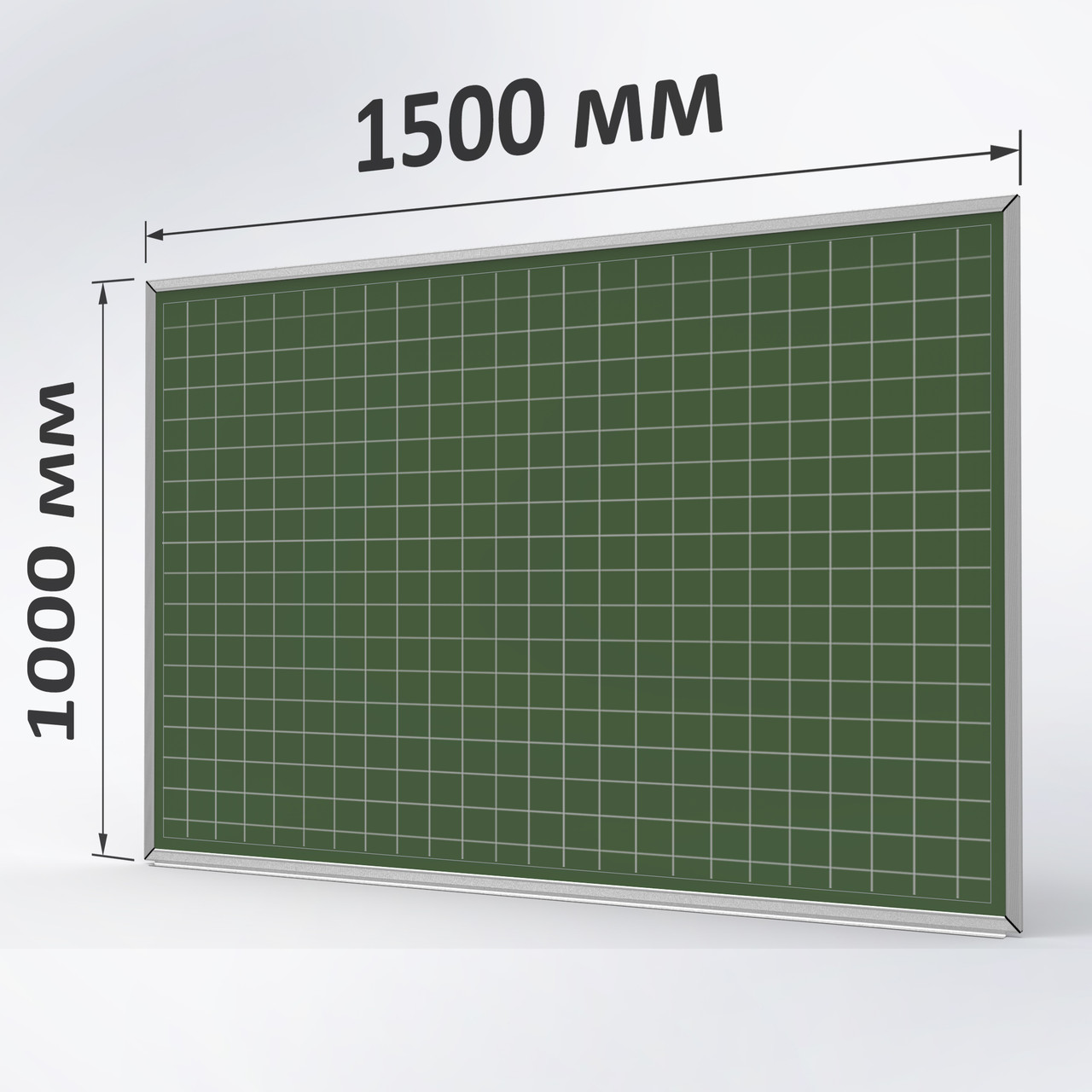 Крейда зелена дошка 1500х1000 мм "КЛІТКА", фото 1