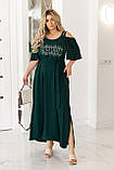 Сукня довга з камінням 9290, фото 2
