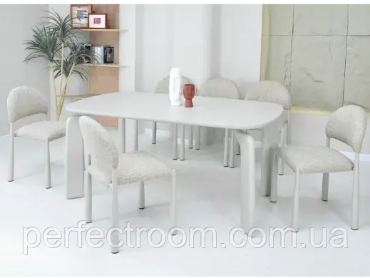 Стіл поліуретановий МДФ Марчелло TM-226 теплий пісок, фото 1