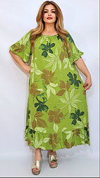 Плаття жіноче літнє, квітковий принт, штапель