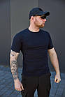 Літня футболка Стрейч котон Military Темно-синій