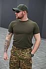 Літня футболка Стрейч котон Military Олива