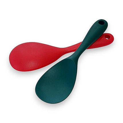 Ложка для мультиварки термостійка силіконова на основі SiliconGoods SPOON 22.5 см в асортименті кольорів, фото 1