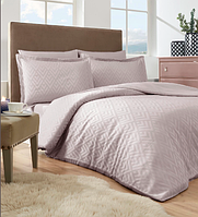 Комплект постільної білизни CK JAKAR BEJ GEOMETRIK бежевий, євро OZDILEK