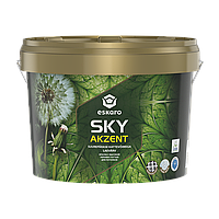 Фарба для стелі Eskaro Akzent Sky глибокоматова біла 9 л