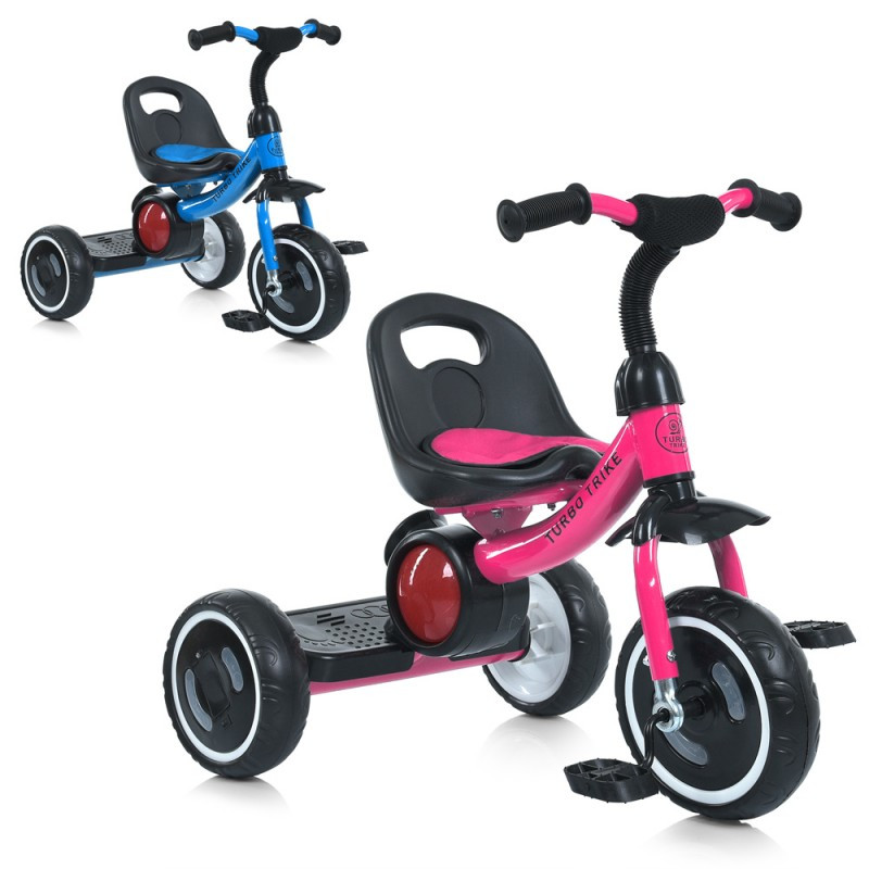 Велосипед триколісний Turbo Trike MT 3650-1, колеса EVA, світло/музика, задня підніжка, накладка на сидіння, фото 1