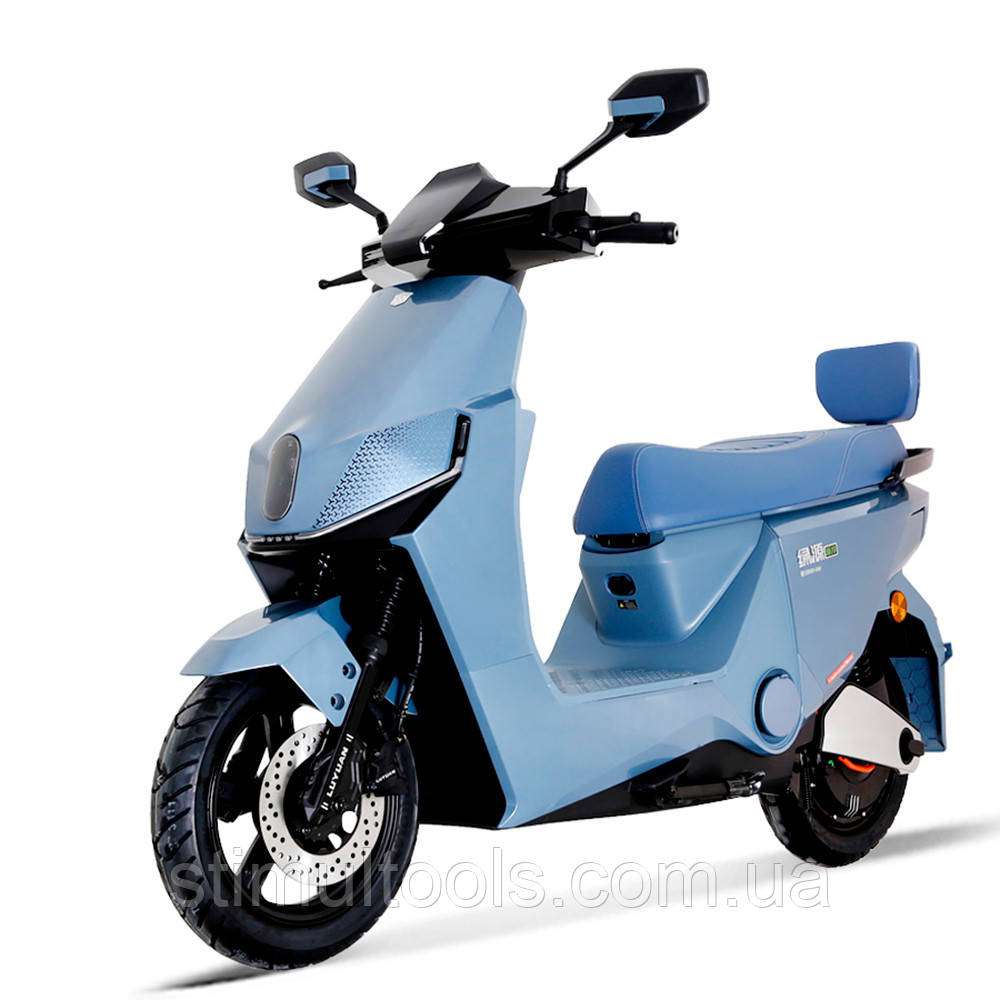 Електроскутер Prof1 MES 1026-3 TITAN блакитний двигун 1500 Вт, фото 1