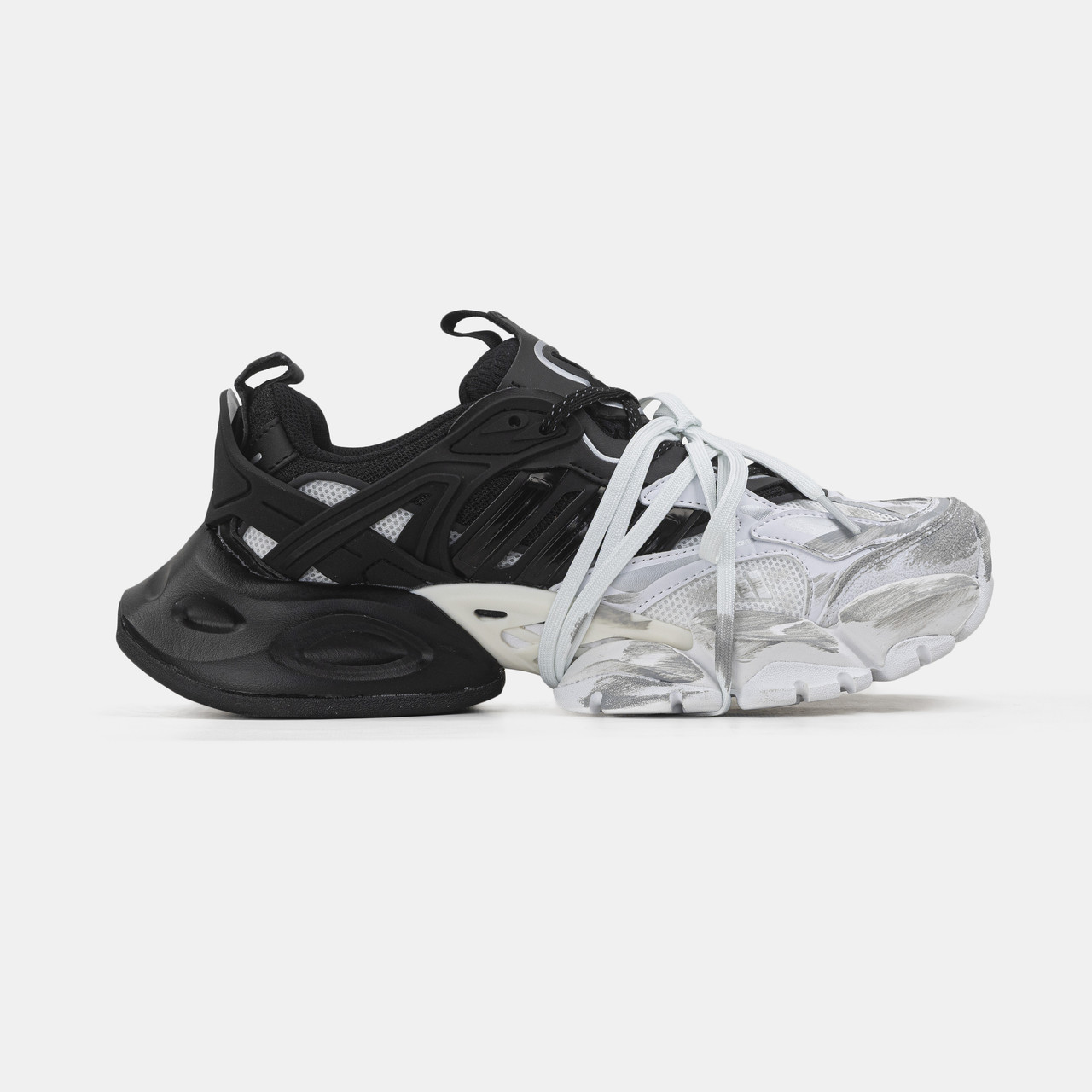 Жіночі Кросівки Adidas Vento XLG Deluxe Black White / Адідас Венто ХЛГ Делюкс