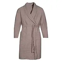 Халат вафельный 3D Ф-499 бежевый от производителя Ярослав