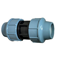 Муфти затискні з'єднувальні для поліетиленових труб