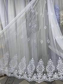 Тюль грек сітка заввишки 2,9 м. біла