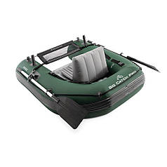 Одномісний надувний рибальський човен Intex 68381 Big Catch Pro (165х119х38 см) ручний насос 1.7 л, весла 2 шт.