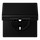 LS990 Розетка з заземленням та кришкою IP44 чорна матова, фото 3