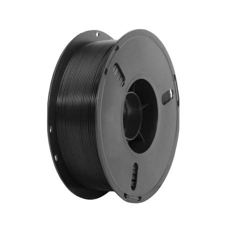PETG нитка для 3D друку 1.75 мм, 1 кг, чорний (Black), міцний пластик для 3D-принтера, фото 1