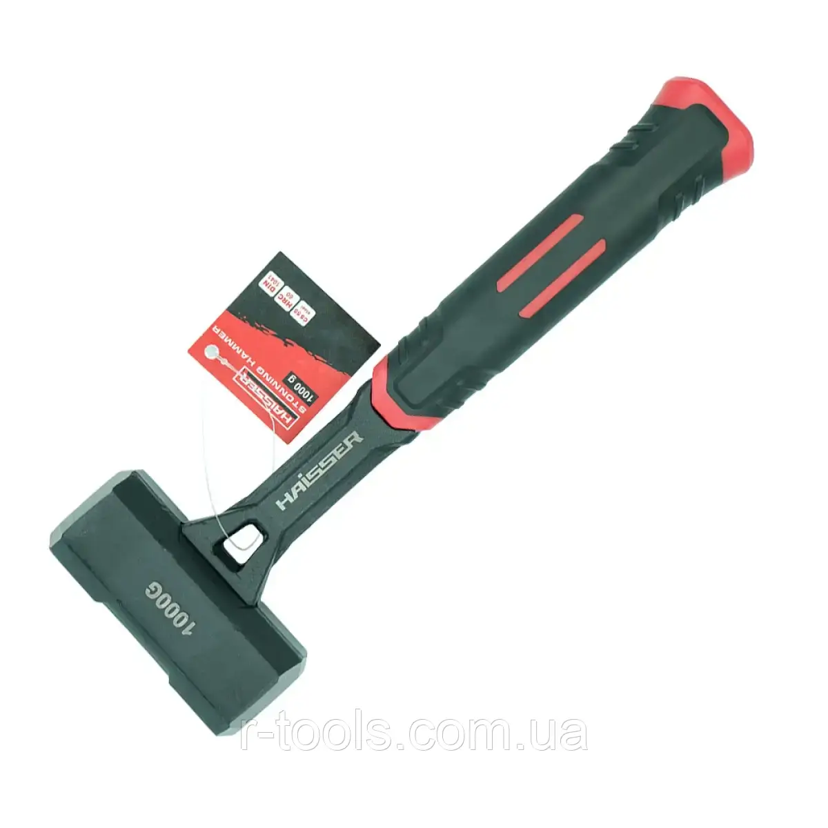 Кувалда 1000 г суцільнометалева ручка Haisser 44160